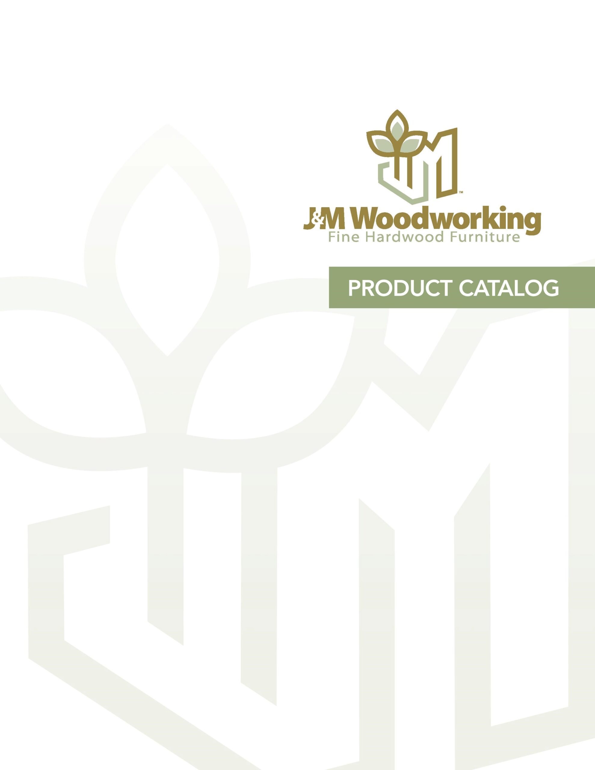 J & M Woodworking 2020 Catalog Cover – The Amish Home Gallery